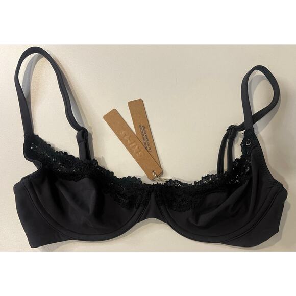 NWT Skims Fits Everybody Lace Unlined Demi Bra - Picture 5 of 7